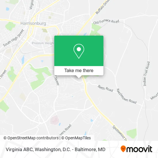 Virginia ABC map