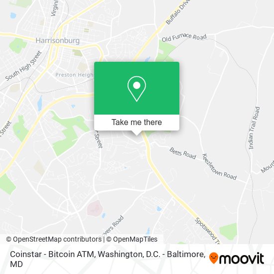 Coinstar - Bitcoin ATM map