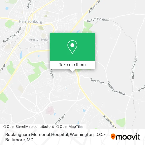 Rockingham Memorial Hospital map