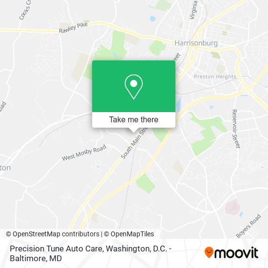 Precision Tune Auto Care map