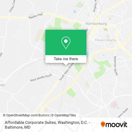 Affordable Corporate Suites map