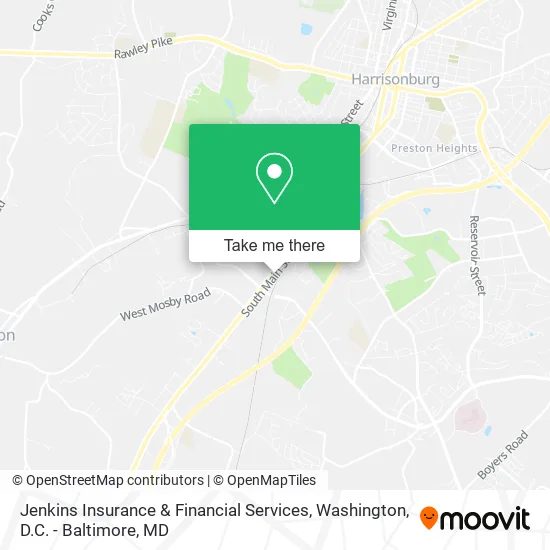 Mapa de Jenkins Insurance & Financial Services