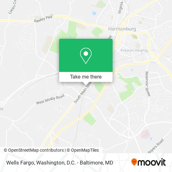Wells Fargo map