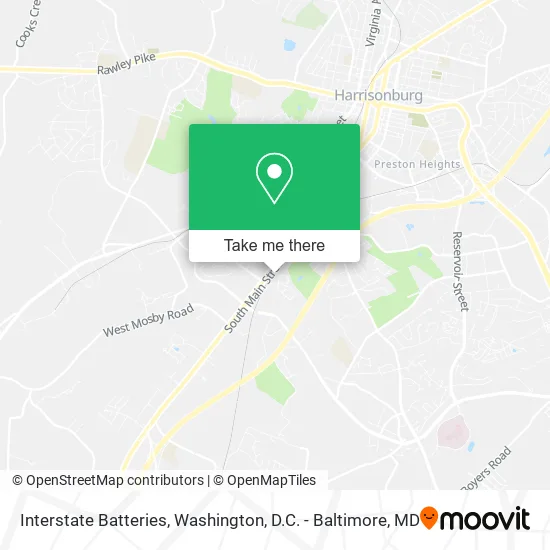 Mapa de Interstate Batteries