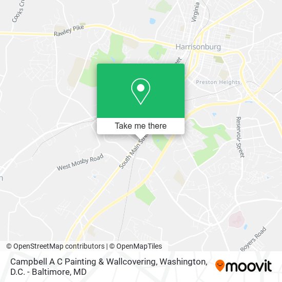 Campbell A C Painting & Wallcovering map