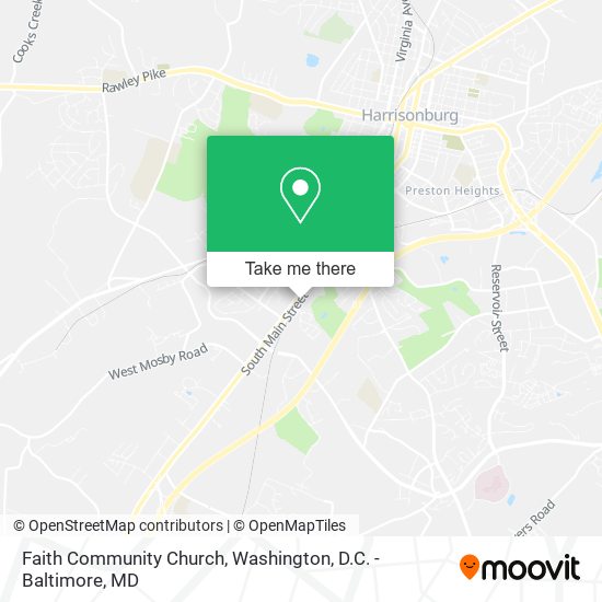Faith Community Church map