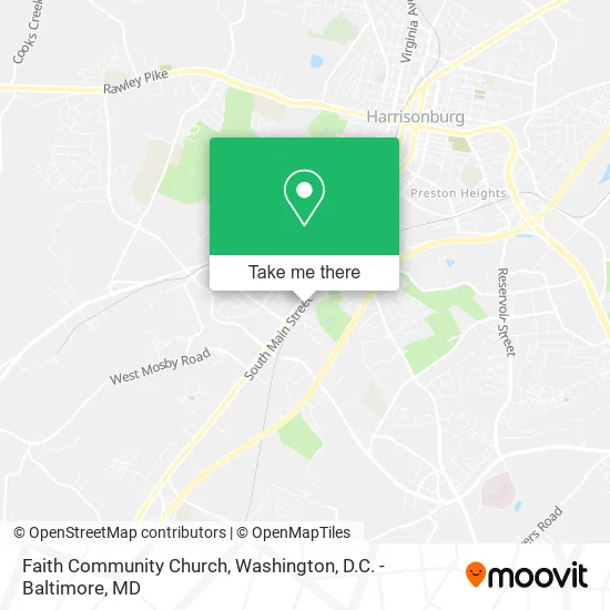 Faith Community Church map