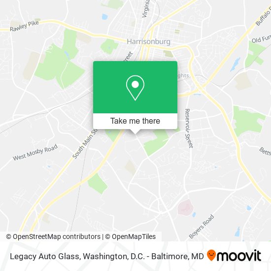 Mapa de Legacy Auto Glass