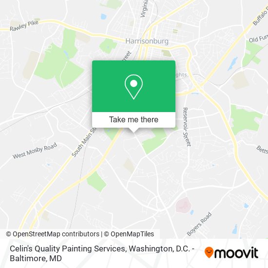 Celin's Quality Painting Services map