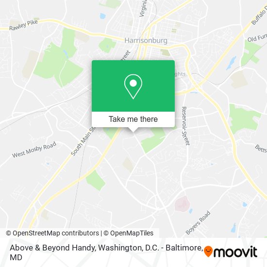 Above & Beyond Handy map