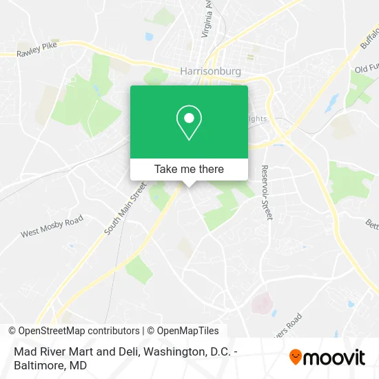 Mad River Mart and Deli map