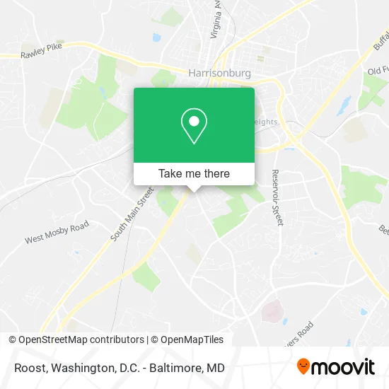 Roost map