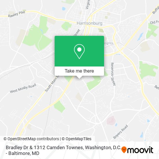 Bradley Dr & 1312 Camden Townes map