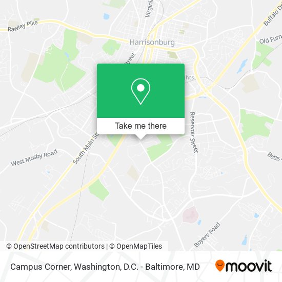 Mapa de Campus Corner