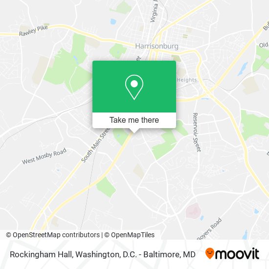 Mapa de Rockingham Hall