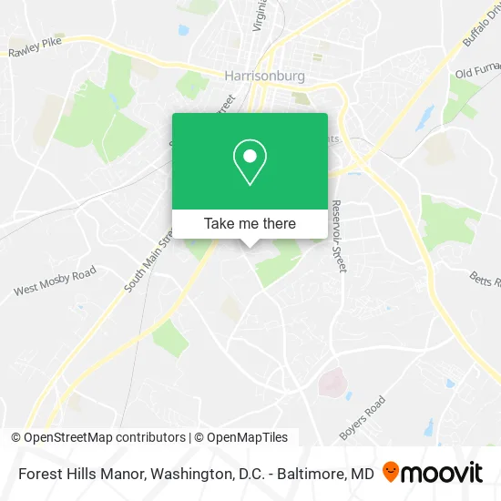 Forest Hills Manor map