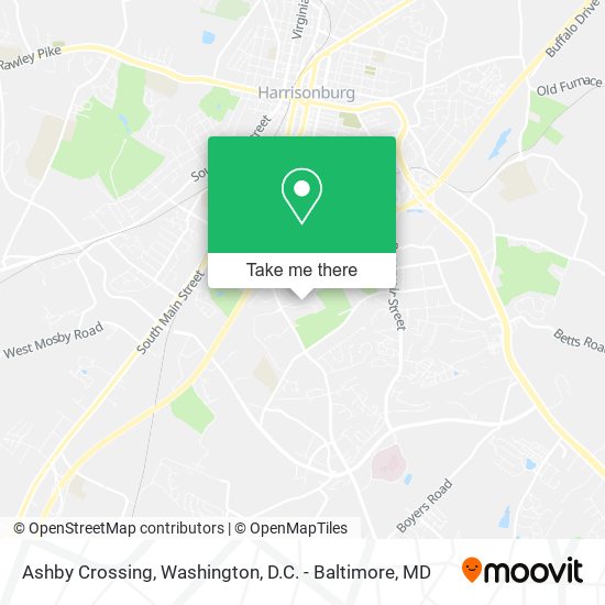 Ashby Crossing map