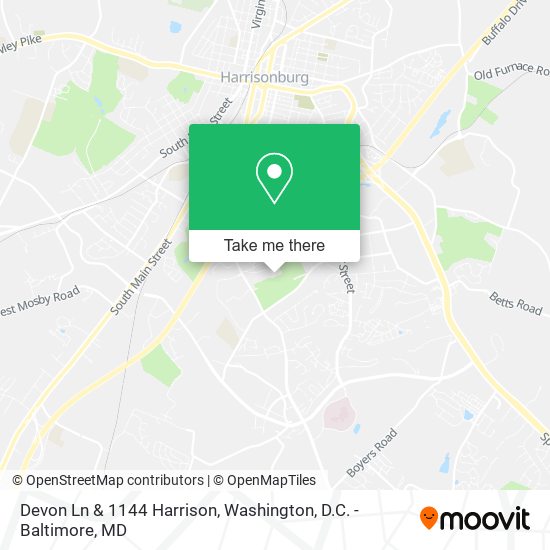 Devon Ln & 1144 Harrison map