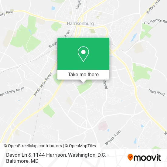 Mapa de Devon Ln & 1144 Harrison
