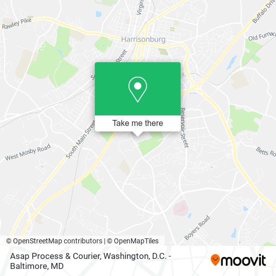 Mapa de Asap Process & Courier