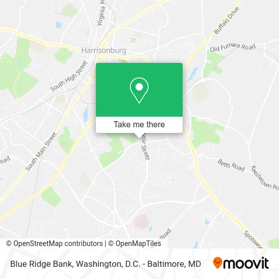 Blue Ridge Bank map