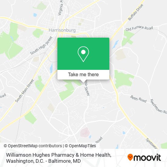 Williamson Hughes Pharmacy & Home Health map