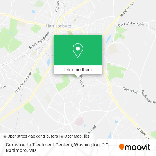 Crossroads Treatment Centers map