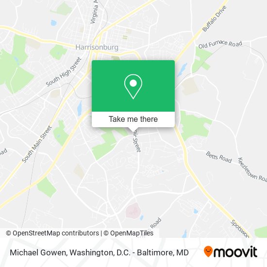 Michael Gowen map