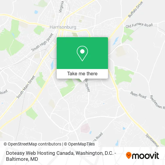 Doteasy Web Hosting Canada map