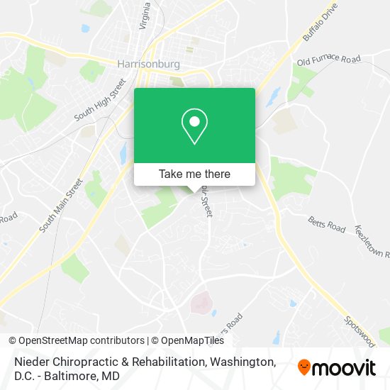 Nieder Chiropractic & Rehabilitation map