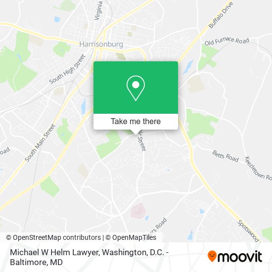 Michael W Helm Lawyer map