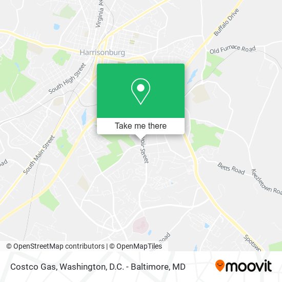 Costco Gas map