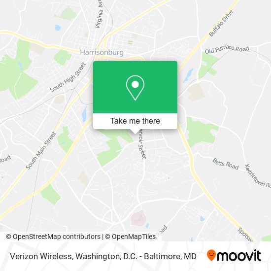 Verizon Wireless map