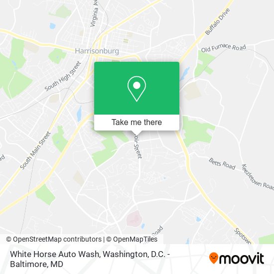 Mapa de White Horse Auto Wash