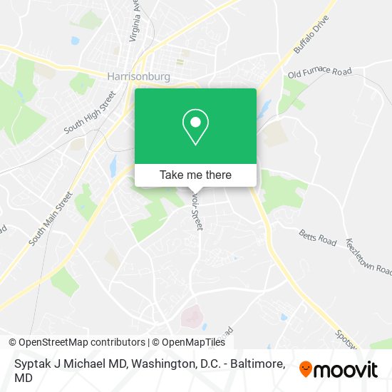 Syptak J Michael MD map