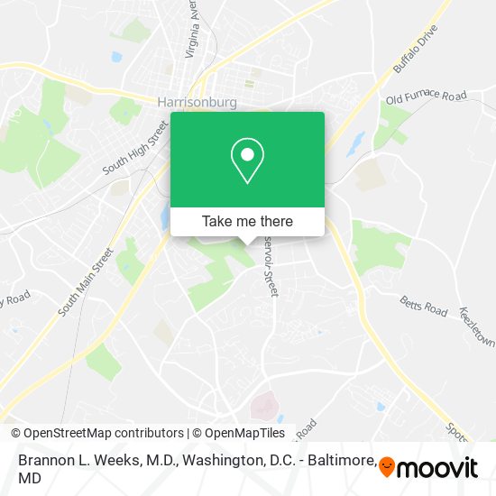 Brannon L. Weeks, M.D. map