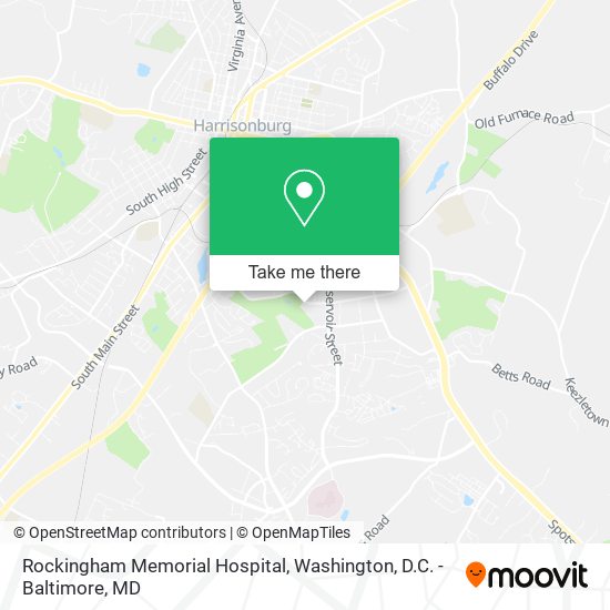 Rockingham Memorial Hospital map