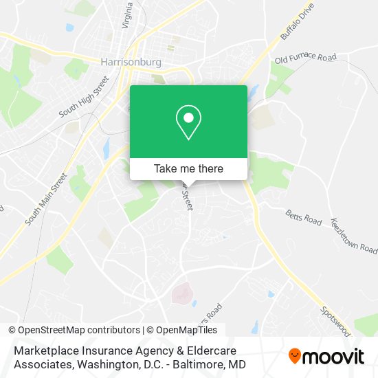 Marketplace Insurance Agency & Eldercare Associates map