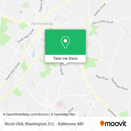 Ricoh USA map