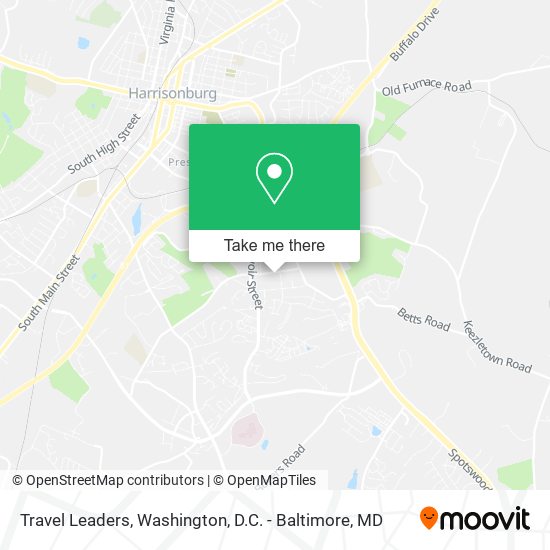 Travel Leaders map