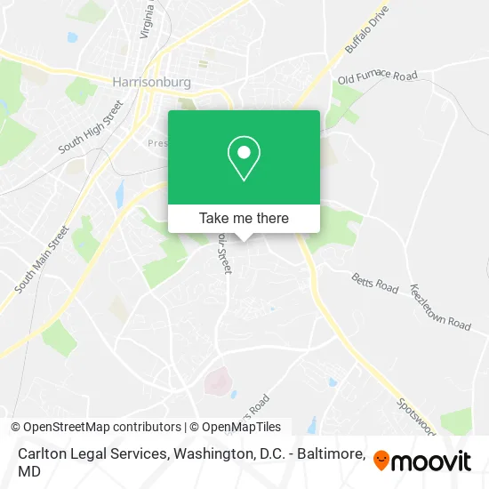 Carlton Legal Services map