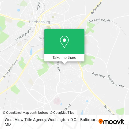 West View Title Agency map