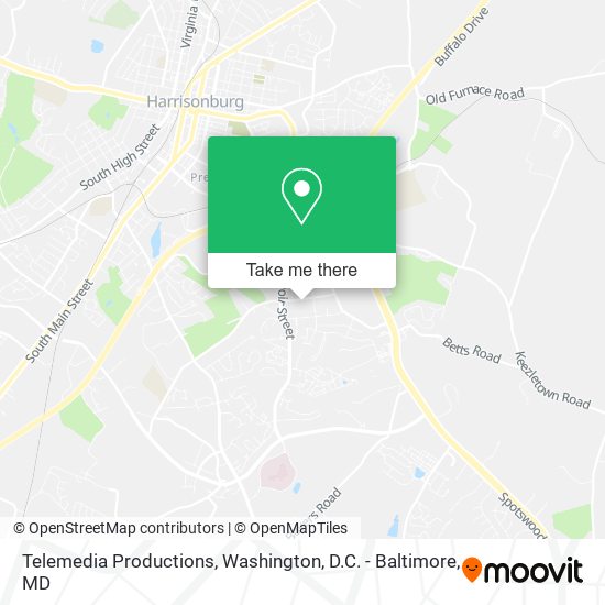 Telemedia Productions map