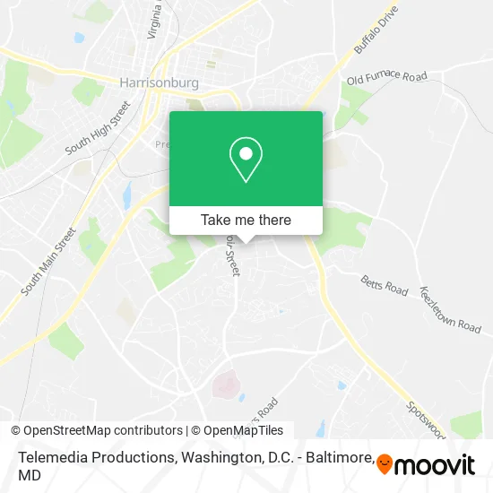 Telemedia Productions map