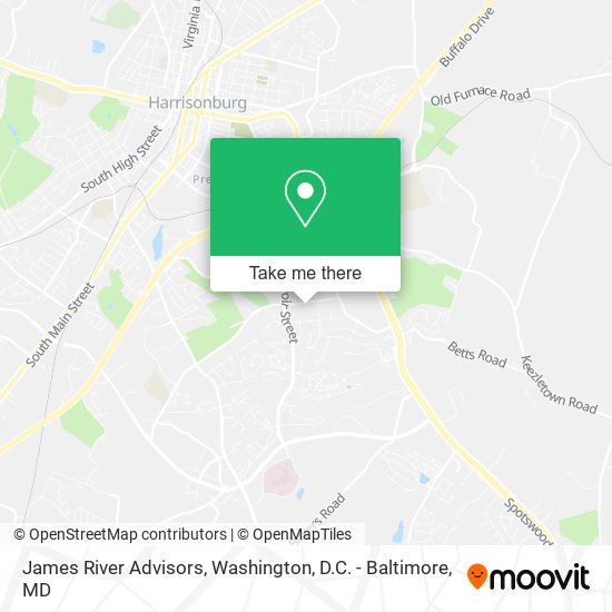 Mapa de James River Advisors