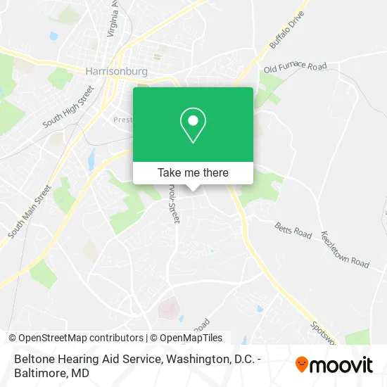 Beltone Hearing Aid Service map