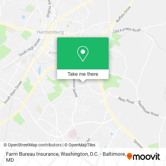 Farm Bureau Insurance map