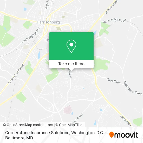 Cornerstone Insurance Solutions map