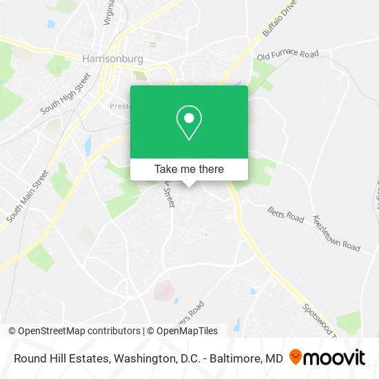 Round Hill Estates map