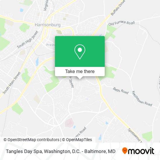 Mapa de Tangles Day Spa